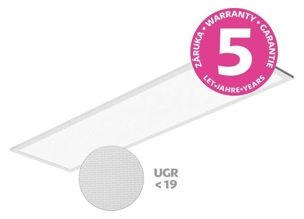 PANLUX s.r.o. LED PANEL THIN UGR vestavný obdélníkový 1200x300 40W - neutrální