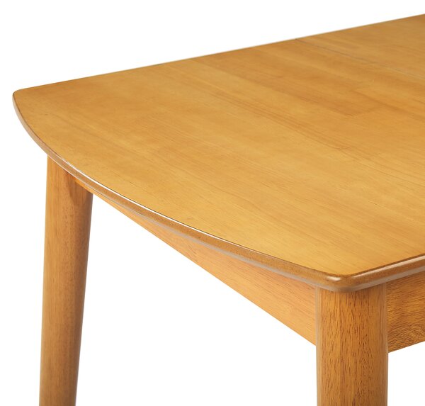 Rozkládací jídelní stůl TOMS Světle hnědá 100/130 cm 80 cm