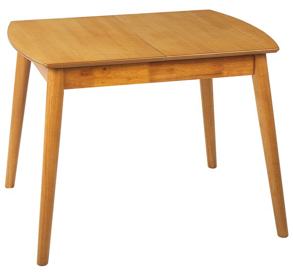 Rozkládací jídelní stůl TOMS Světle hnědá 100/130 cm 80 cm