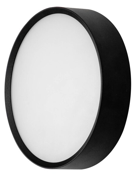 BRUMBERG Venkovní nástěnné svítidlo EYE, otevřené, černé, IP65, Černá, Chodba, Hliník
