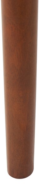 Rozkládací jídelní stůl TOMS Tmavě hnědá 100/130 cm 80 cm