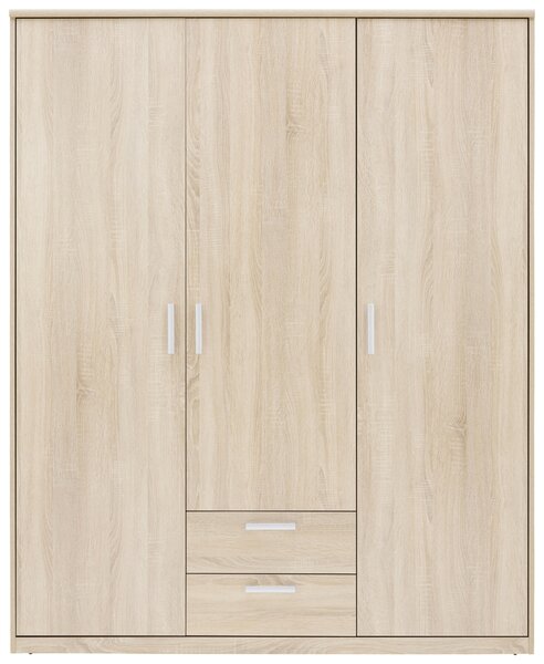 ŠATNÍ SKŘÍŇ S OTOČNÝMI DVEŘMI, Sonoma dub, 157/194/54 cm Xora - Šatní skříně