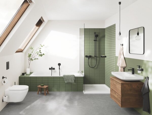GROHE 409782430 - Držák toaletního papíru START CUBE černá