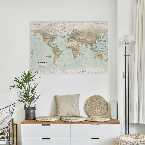 Obraz na akrylovém skle Mapa světa: Krásný svět