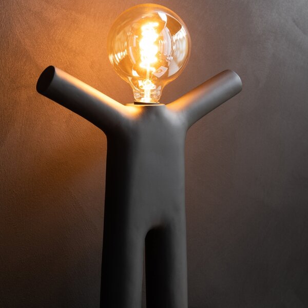 Černá stolní lampa J-Line Xua