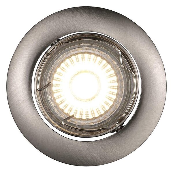 NOR 84650032 Vestavné svítidlo Recess 3-Kit LED COB 3x3W GU10 kartáč. ocel - NORDLUX