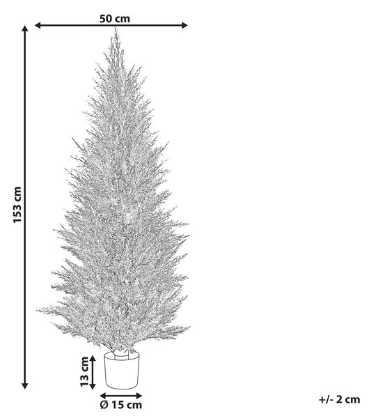 Umělá rostlina CEDAR TREE 153 cm Zelená