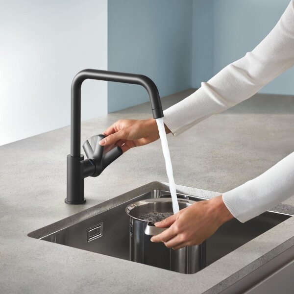 GROHE 304692430 - Dřezová baterie START 339 mm černá