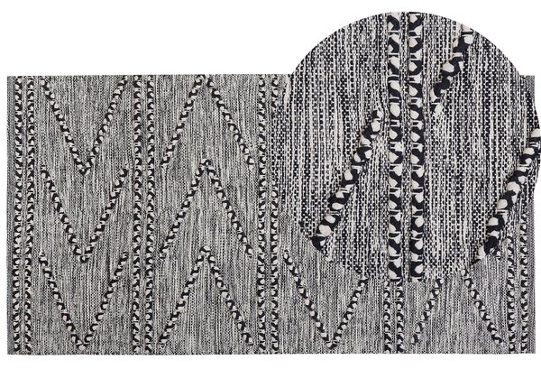 Koberec TERMAL Černá 80 x 150 cm Bavlna
