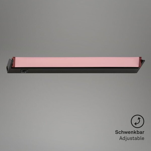 BRILO 2224-015 LED skříňkové svítidlo 54,5 cm 6W 800lm černá - BRILO