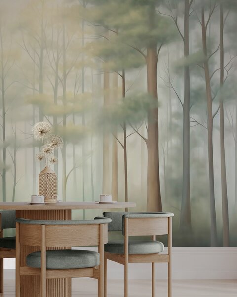 Fototapety Abstraktní listnatý les, Fototapety příroda, w05673 : uwalls.cz