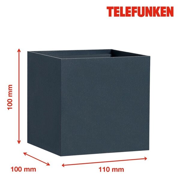 TF 303405TF TELEFUNKEN LED venkovní svítidlo 11 cm 2x7W 600lm antracit - BRILONER