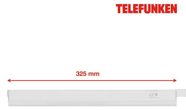 TF 201106TF TELEFUNKEN LED CCT skříňkové svítidlo 32,5 cm 4W 400lm bílé - BRILONER