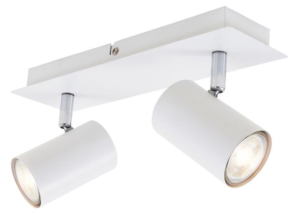 BRILO 2857026 Bodové svítidlo 29 cm 2xGU10 40W bílé (starý kód: BRILO 2857-026) - BRILO