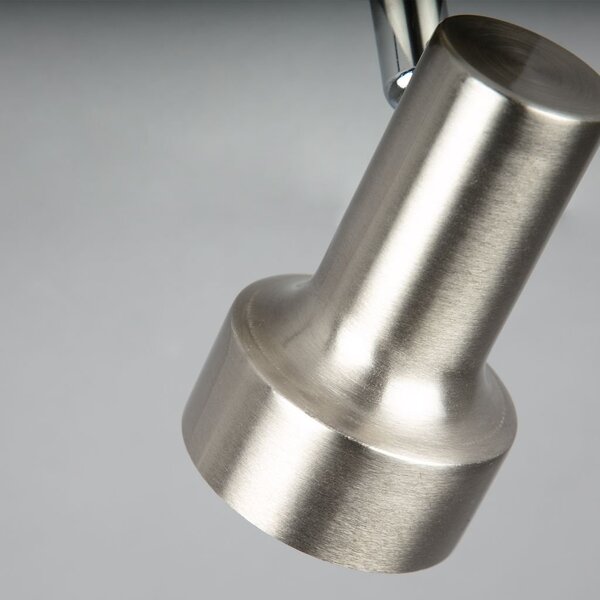 BRI 2843012 Bodové svítidlo pr. 8 cm 1xGU10 3W 250lm matný nikl (starý kód: BRI 2843-012) - BRILONER