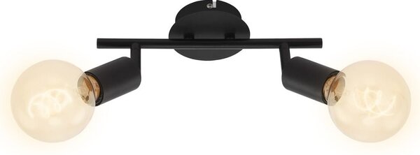 BRI 2868025 Bodové svítidlo 27,5 cm 2x E27 60W černá (starý kód: BRI 2868-025) - BRILONER
