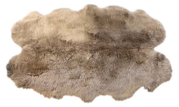 OVČÍ KOŽEŠINA, 105/180 cm, platinová - Kůže