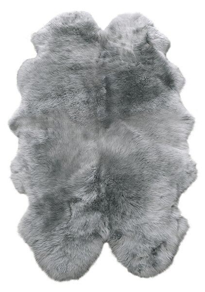 OVČÍ KOŽEŠINA, 105/180 cm, barvy stříbra - Kůže
