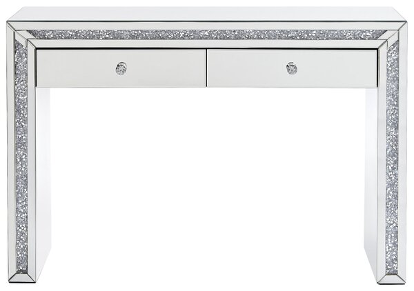 KONZOLOVÝ STOLEK, barvy stříbra, 120/35/81 cm Xora - Konzolové stolky