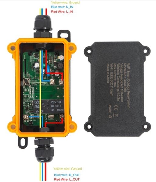 Immax NEO LITE Smart venkovní vypínač 16A, IP68, WiFi