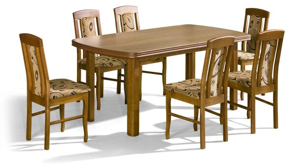 Jídelní set PIERO stůl a 6x židle