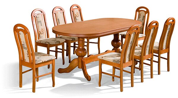 Jídelní set LEONARDO stůl a 8x židle