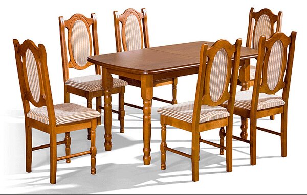 Jídelní set MARIO stůl a 6x židle