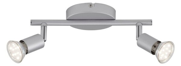 BRI 2915024 Bodové svítidlo 25,5x7 cm 2xGU10 4,8W 520lm titan (starý kód: BRI 2915-024) - BRILONER