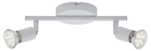 BRI 2767026 Bodové svítidlo 25,5 cm 2xGU10 6W 500lm bílé (starý kód: BRI 2767-026) - BRILONER