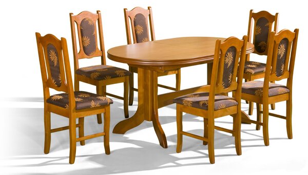 Jídelní set VALENTINO stůl a 6x židle