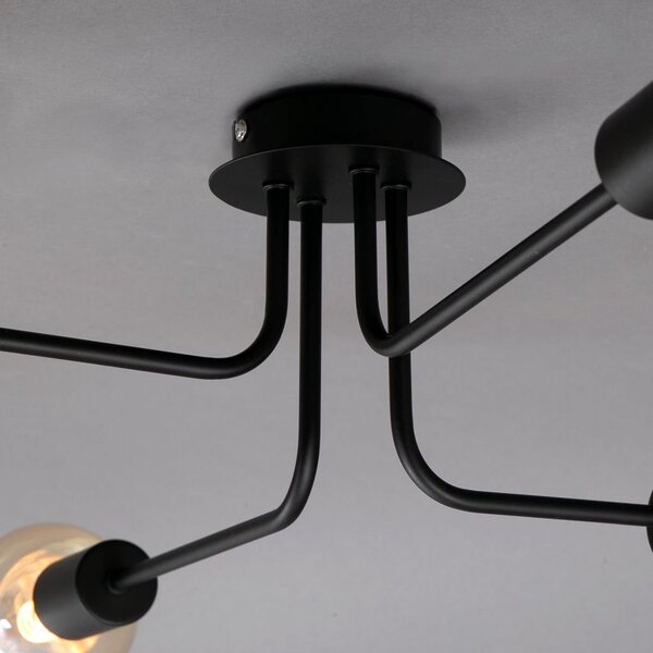 BRILO 2886-045 Bodové svítidlo 67 cm 4x E27 60W černá - BRILO