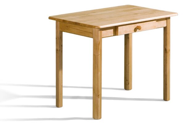 Dřevěný stůl z masivu olše 5 se zásuvkou
