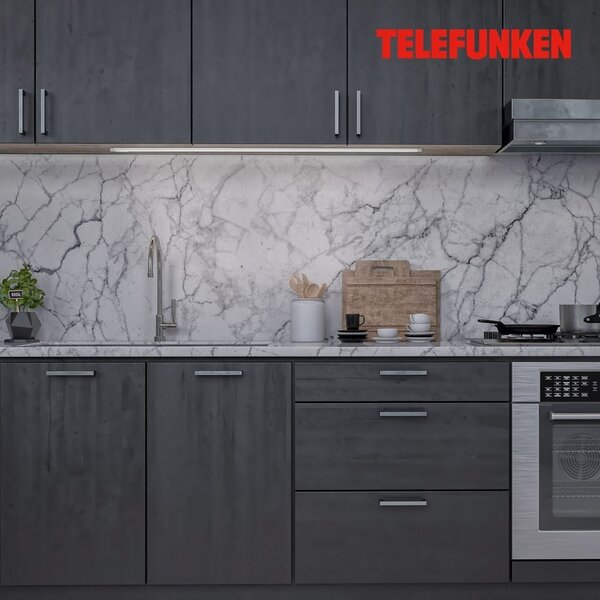 TF 201604TF TELEFUNKEN LED skříňkové svítidlo 87,3 cm 10W 1100lm stříbrná - BRILONER