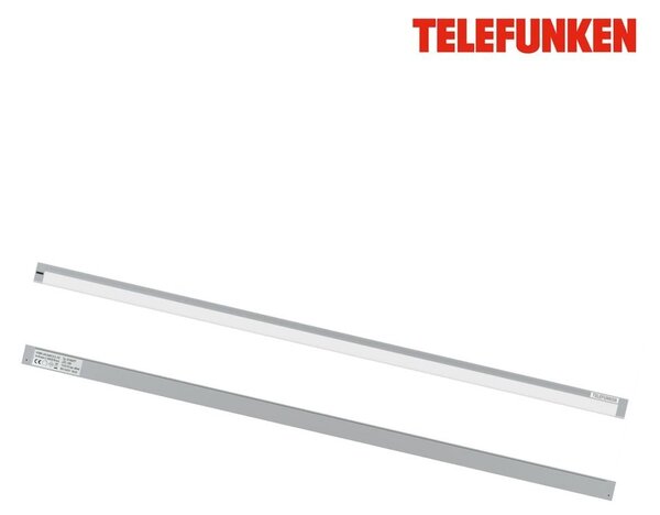 TF 201604TF TELEFUNKEN LED skříňkové svítidlo 87,3 cm 10W 1100lm stříbrná - BRILONER