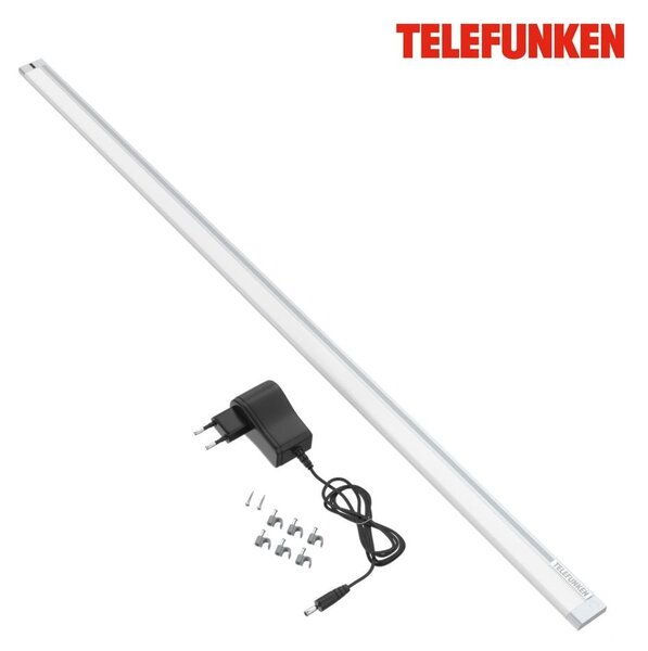 TF 201604TF TELEFUNKEN LED skříňkové svítidlo 87,3 cm 10W 1100lm stříbrná - BRILONER