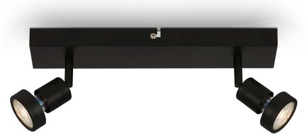 BRI 2926025 Bodové svítidlo 32 cm 2xGU10 4,9W 460lm černá (starý kód: BRI 2926-025) - BRILONER