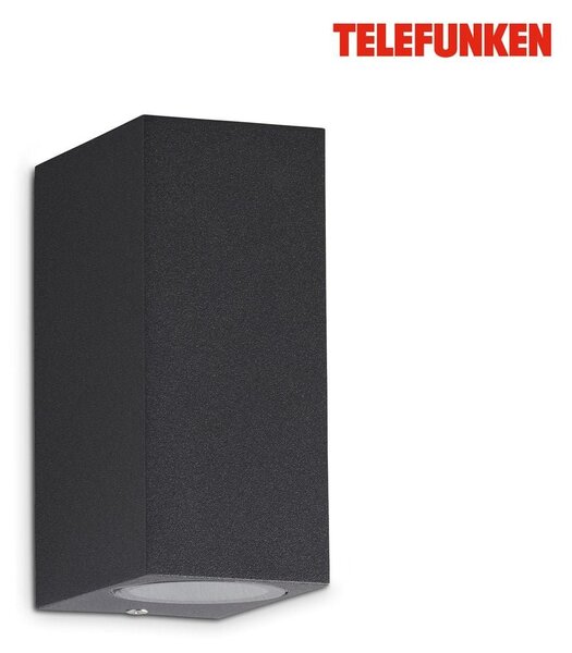 TF 307005TF TELEFUNKEN venkovní svítidlo 15,1 cm 2xGU10 5W 400lm antracit - BRILONER