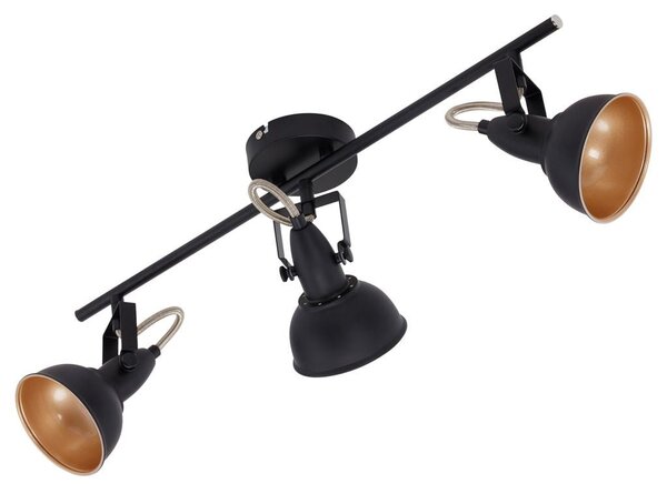 BRILO 2049035 Bodové svítidlo 55,4 cm 3x E14 40W černá (starý kód: BRILO 2049-035) - BRILO