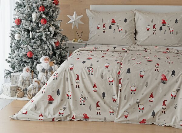 Povlečení Lucky Elf Flanel premium 1x 140/200, 1x 70/90