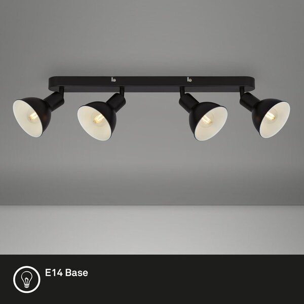 BRILO 2674045 Bodové svítidlo 55 cm 4x E14 max. 25W černá (starý kód: BRILO 2674-045) - BRILO