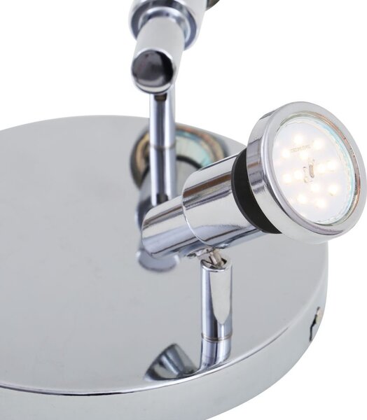BRI 2992038R LED bodové svítidlo pr. 21 cm 3xGU10 4,8W 400lm chrom (starý kód: BRI 2992-038R) - BRILONER