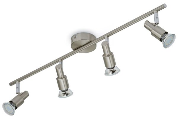 BRI 2907042 Bodové svítidlo 67,5 cm 4xGU10 12W 1120lm matný nikl (starý kód: BRI 2907-042) - BRILONER