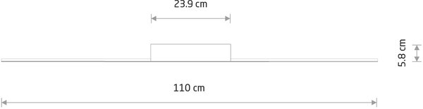 Nowodvorski Lighting Giavellotto stropní světlo 1x25 W bílá-černá 11887