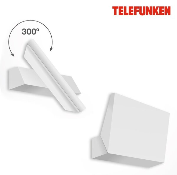 TF 312606TF TELEFUNKEN LED venkovní svítidlo 17,2 cm 10W 1200lm bílé - BRILONER