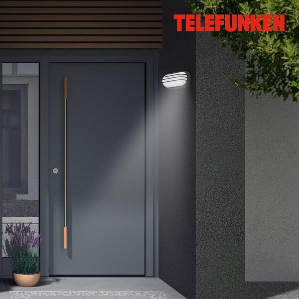 TF 315605TF TELEFUNKEN LED venkovní svítidlo 24 cm 12W 1200lm černá - BRILONER