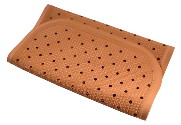 Protiskluzová podložka do sprchy 56x56 cm - oranžová