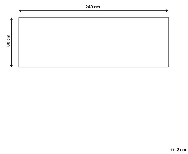 Koberec KOTTAR Modrá 80 x 240 cm