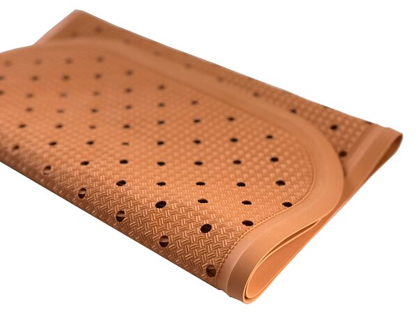 Protiskluzová podložka do vany 76x34 cm - oranžová