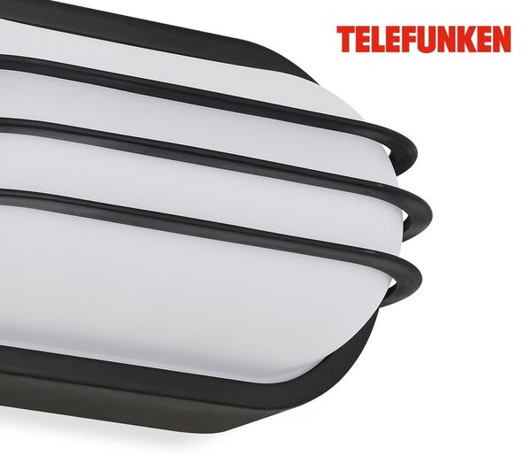 TF 315605TF TELEFUNKEN LED venkovní svítidlo 24 cm 12W 1200lm černá - BRILONER
