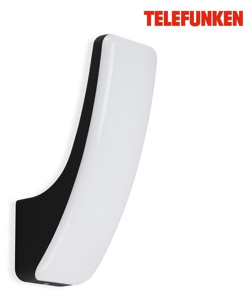 TF 311605TF TELEFUNKEN LED venkovní svítidlo 26,3 cm 15W 1800lm černá - BRILONER